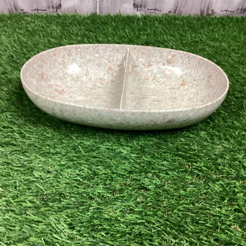 Vintage Mid Century Melmac Divided Bowl Dish